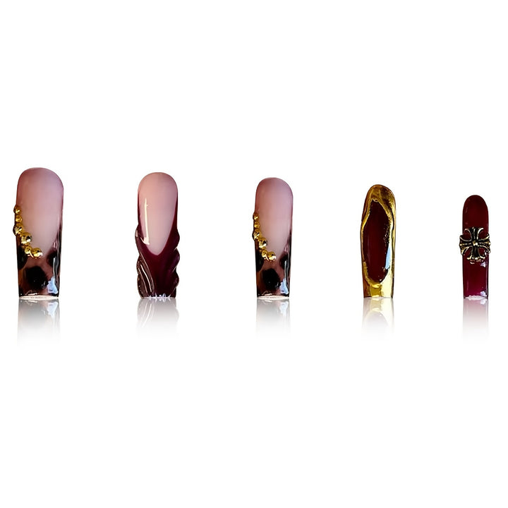 Glamorous Stiletto Press-On Nail Art Set Bowlift
