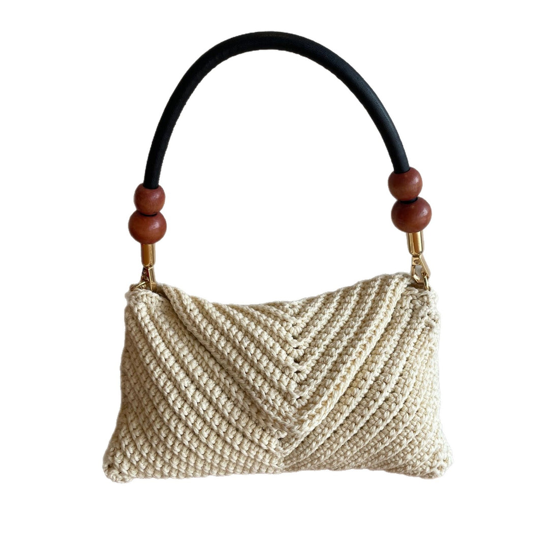 Elegant Woven Shoulder Bag Bowlift