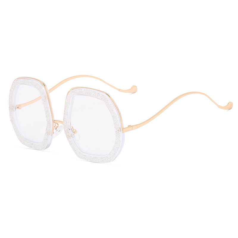 Ladies extravagant sunglasses with sparkling frame Bowlift