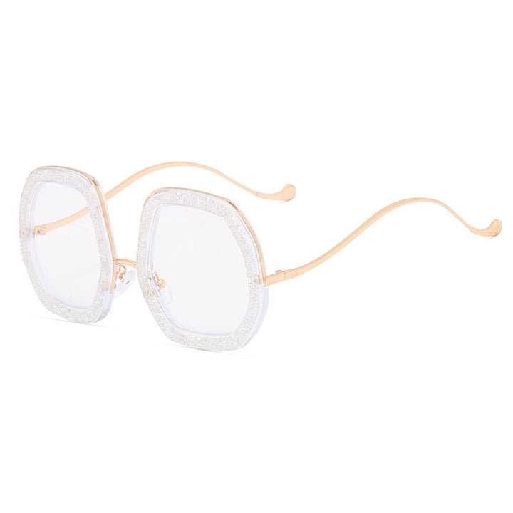 Ladies extravagant sunglasses with sparkling frame Bowlift