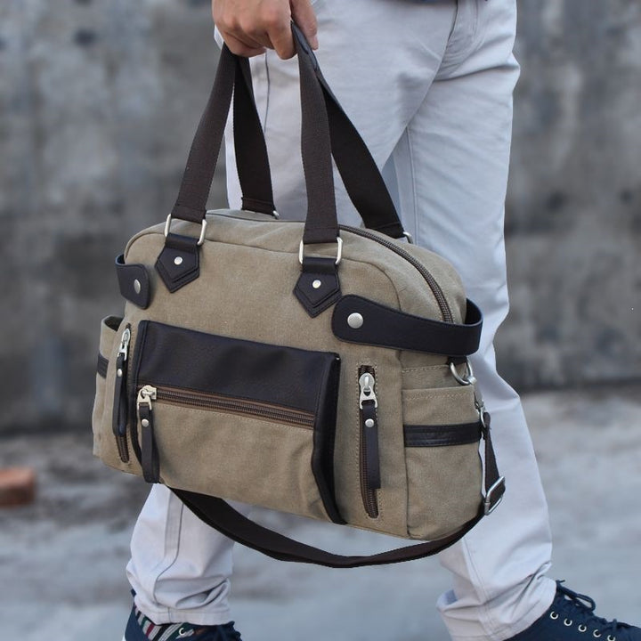 Shoulder bag with multiple compartments and comfortable carrying system Bowlift