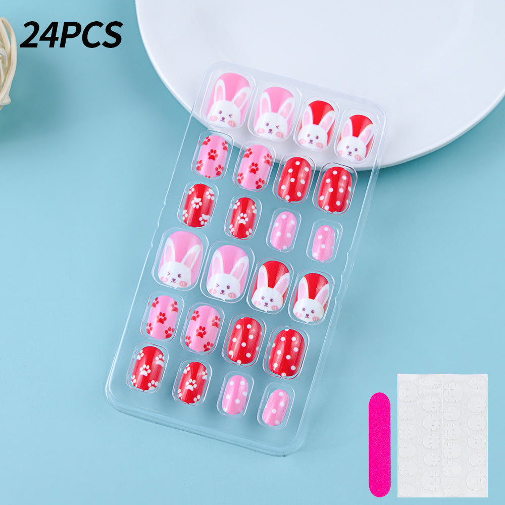 Themed Summer Beach Nail Art Press-On Nails Bowlift