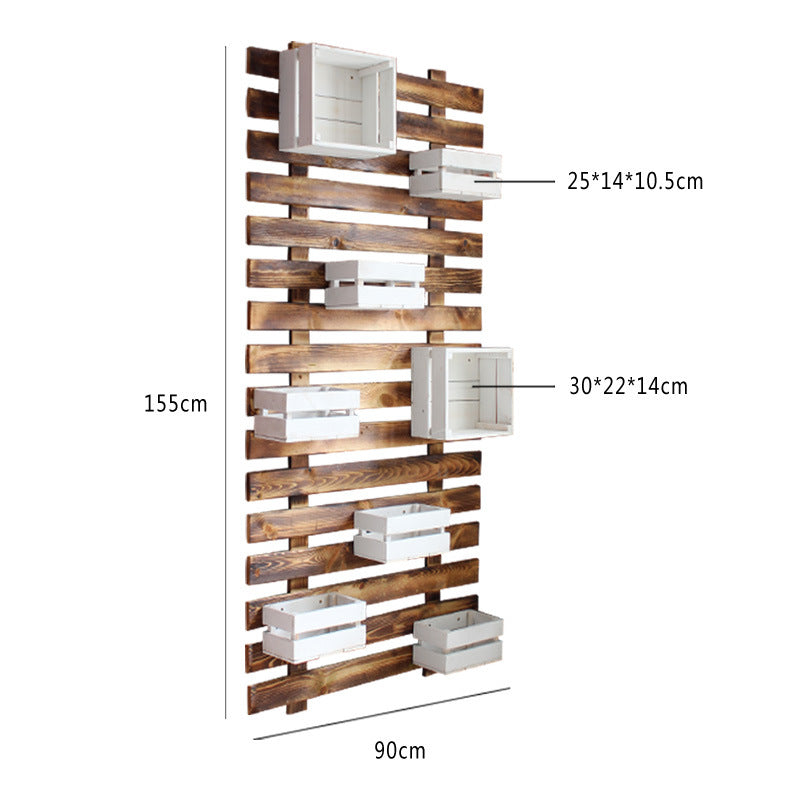 Wall shelf system with integrated storage boxes Bowlift