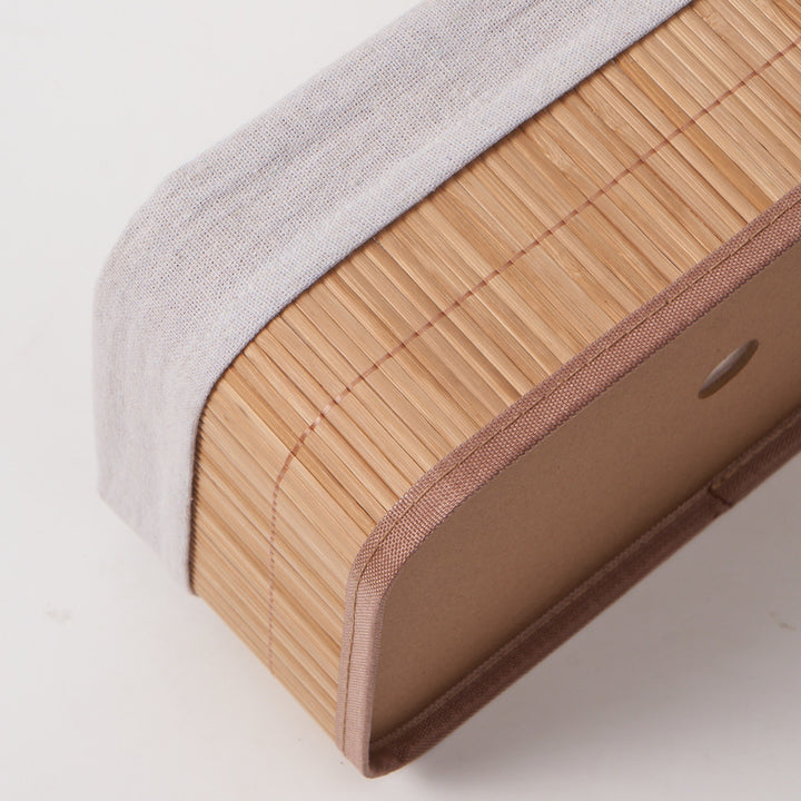 Storage baskets with decorative fabric insert Bowlift