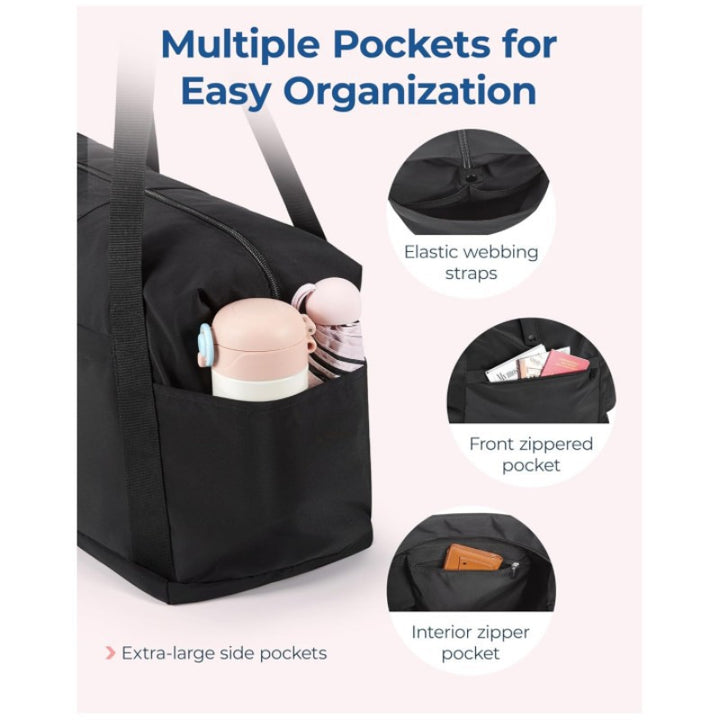 Versatile Foldable Carryall Tote Bag Bowlift