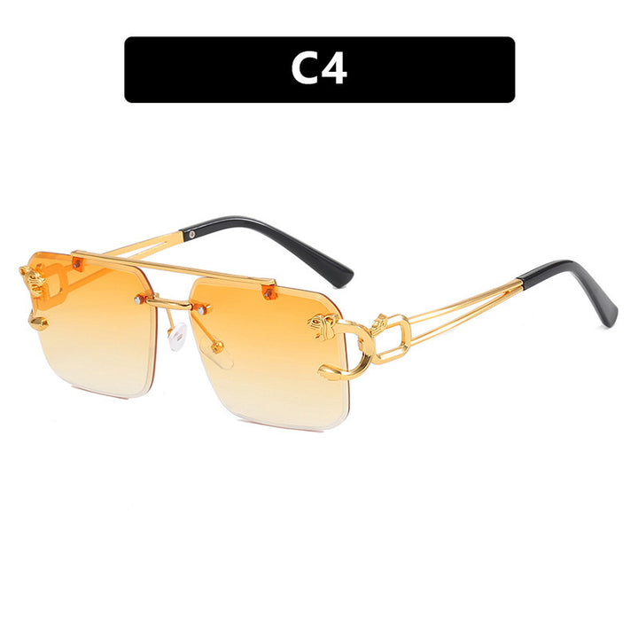 Women's square sunglasses with elegant decorative details Bowlift
