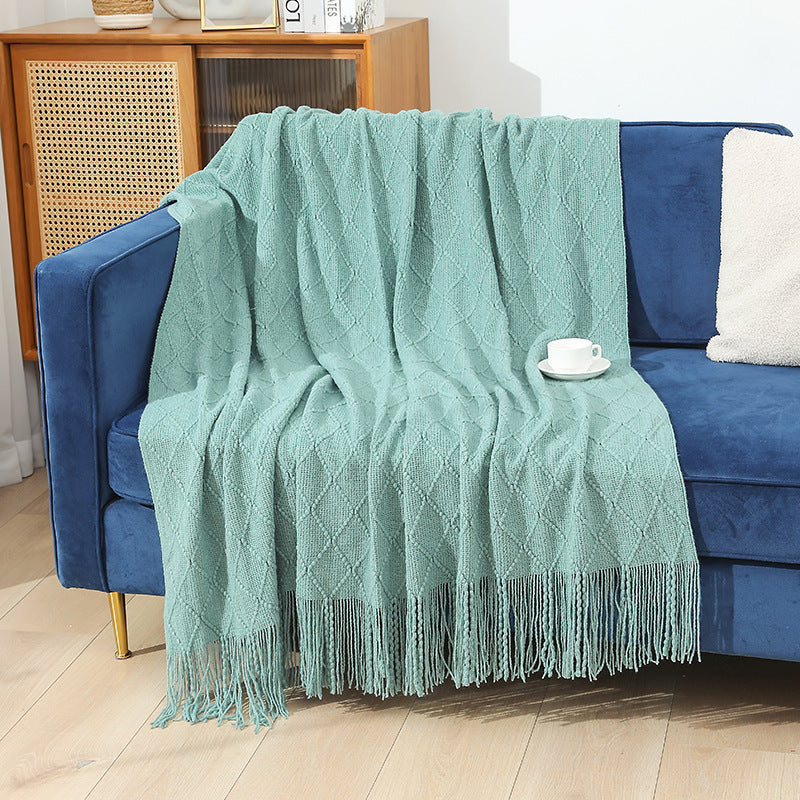 Ladies cozy knit blanket Bowlift