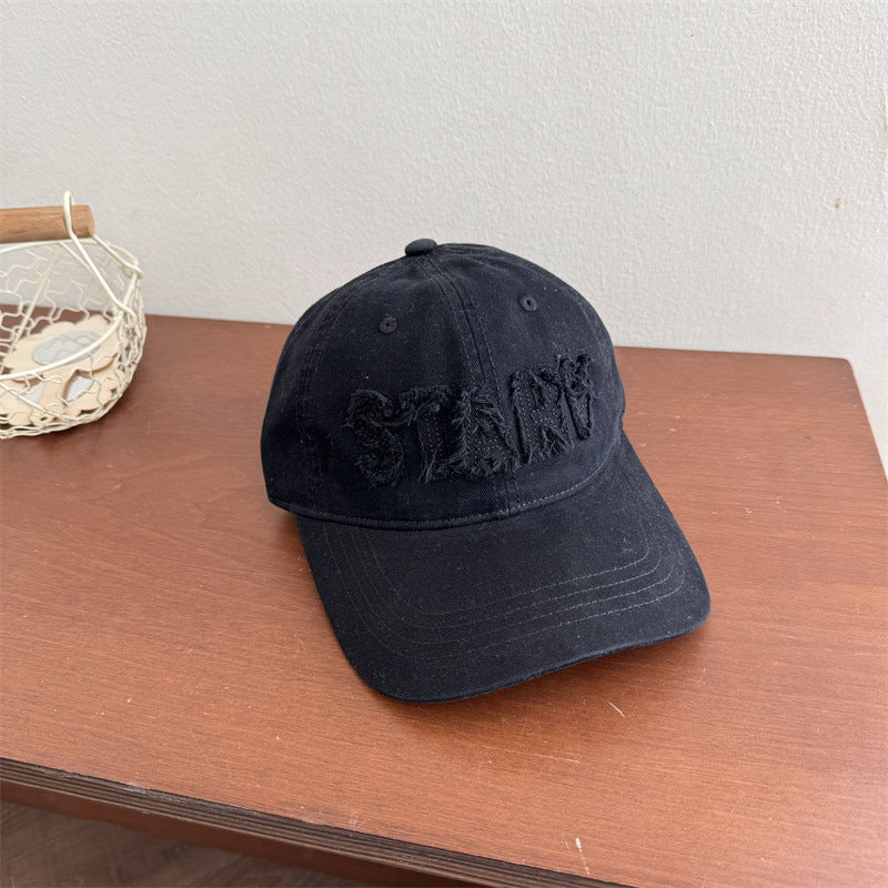 Women's Casual Distressed Baseball Cap Bowlift