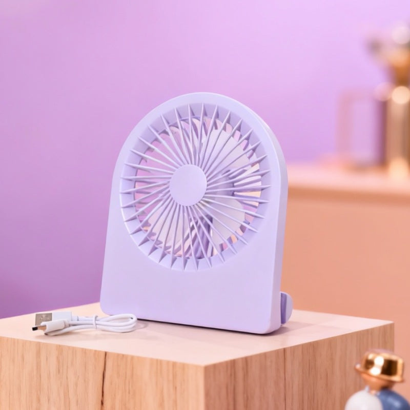 Ladies Compact Table Fan with USB Connection and Quiet Operating Modes Bowlift