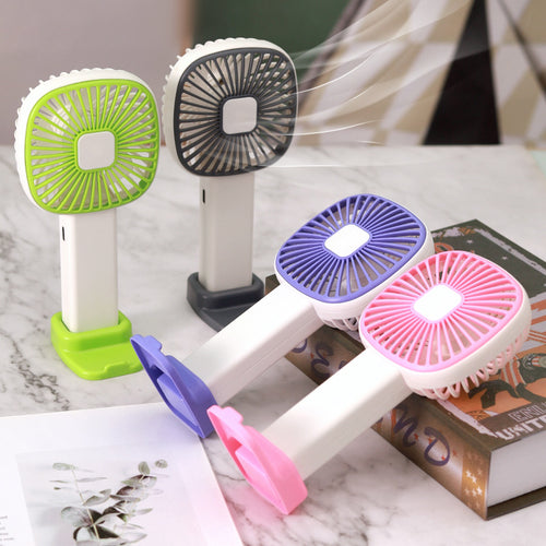 Ladies Portable Fan with Flexible Stand Base Bowlift