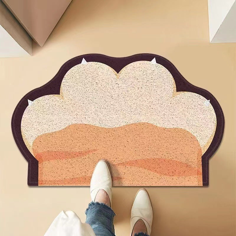 Cute Animal Paw Print Bath Mat Bowlift