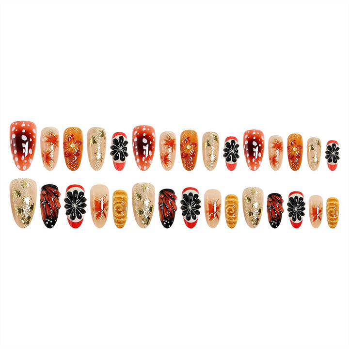 Elegant Artificial Nail Design Set Bowlift