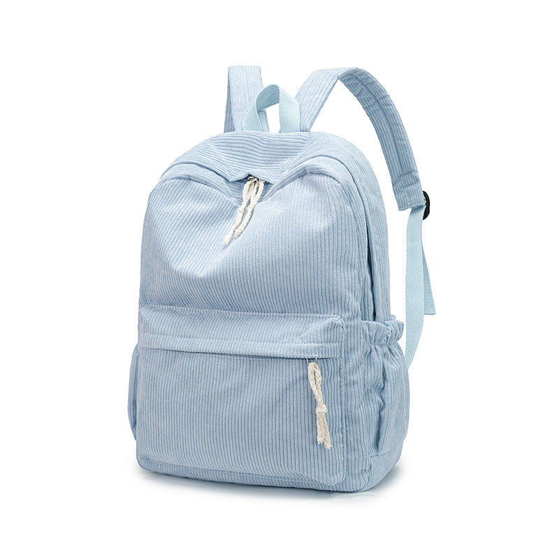 Cord Backpack with Functional Pockets Bowlift