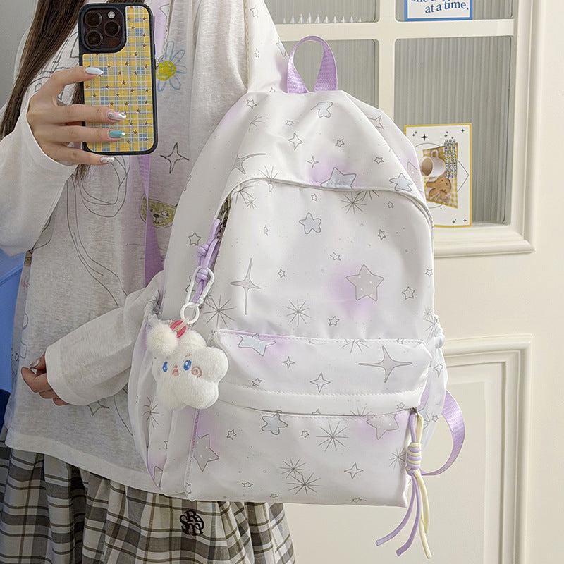 Colorful school backpack Bowlift
