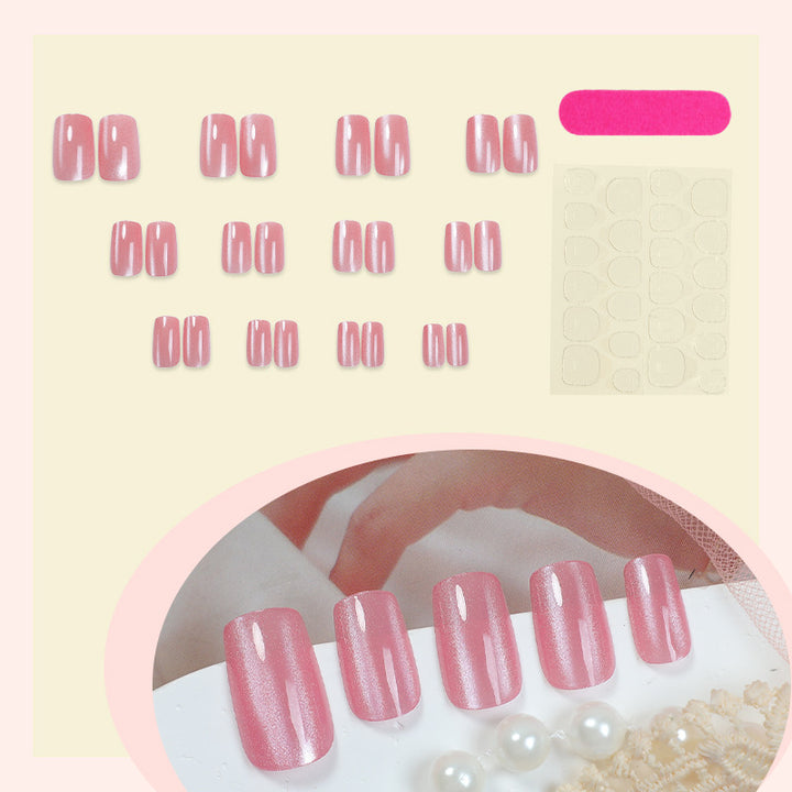 Glossy Gel Press-On Nail Set Bowlift