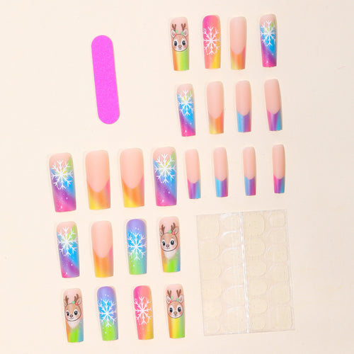 Festive Holiday Nail Art Extensions Bowlift
