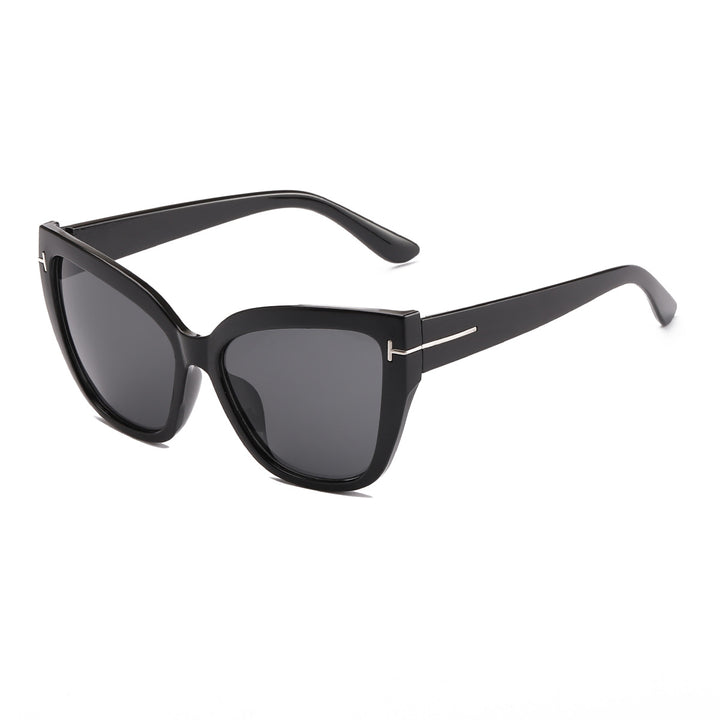 Ladies Cat-Eye Sunglasses with Fashionable Structured Frame Bowlift