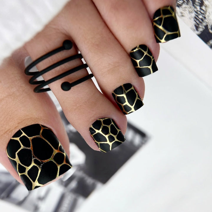 Decorative Animal Print Nail Art Extensions Bowlift