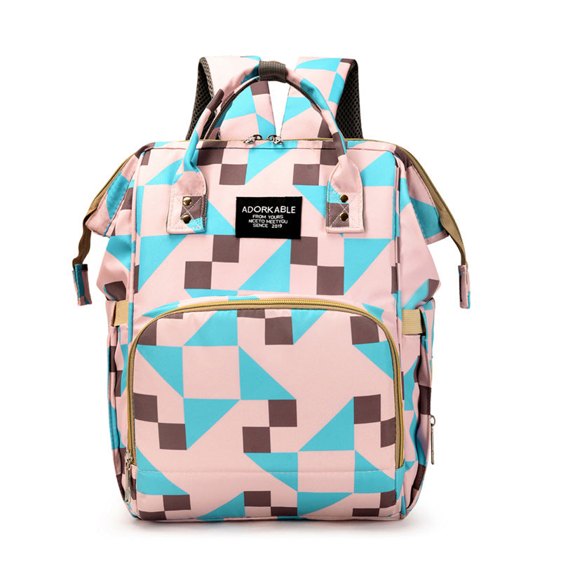 Vibrant Artistic Design Backpack Bowlift