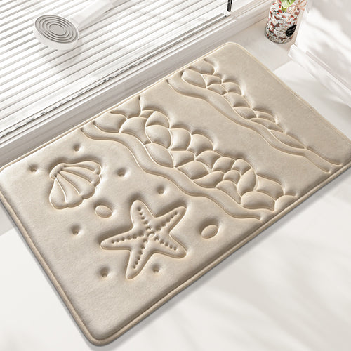 Coastal Themed Shower Mat