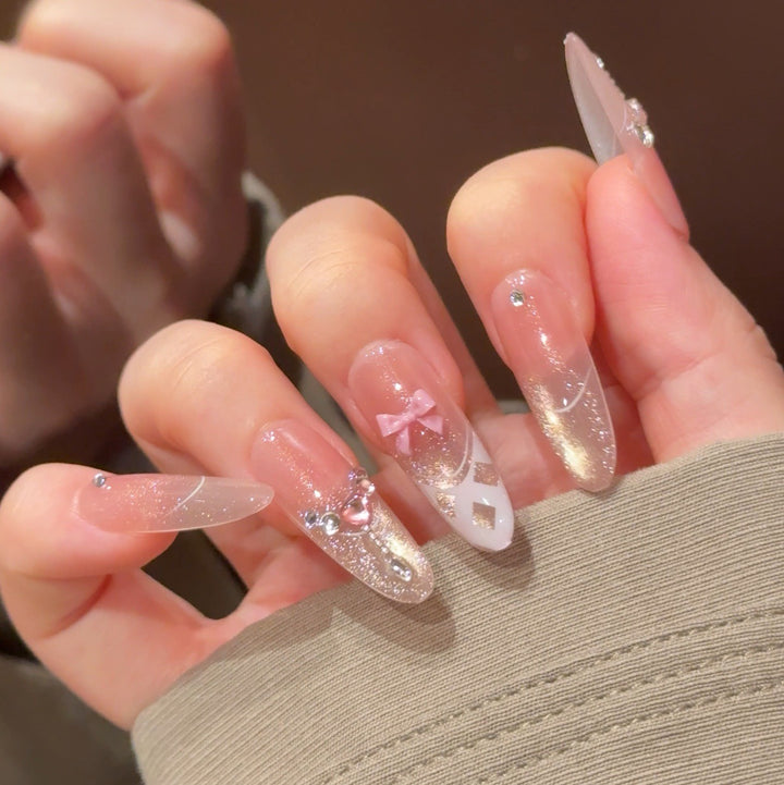 Elegant Decorative Nail Art Extensions Bowlift