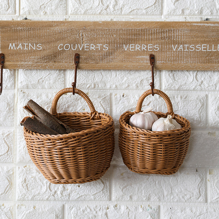 Handcrafted Eco-Friendly Woven Storage Basket Bowlift