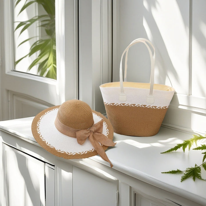 Stylish Sun Hat and Practical Beach Bag Bowlift