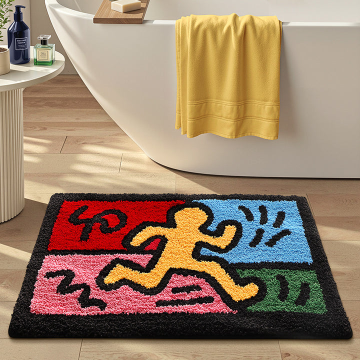 Cartoon Character Bath Mat Bowlift