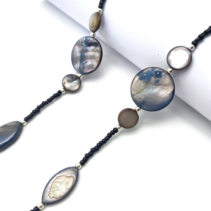 Artisan Shell Beaded Eyewear Chain Bowlift