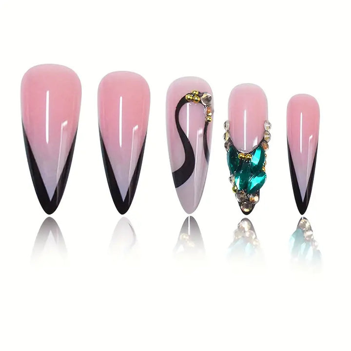 Decorative Acrylic Nail Extensions Bowlift