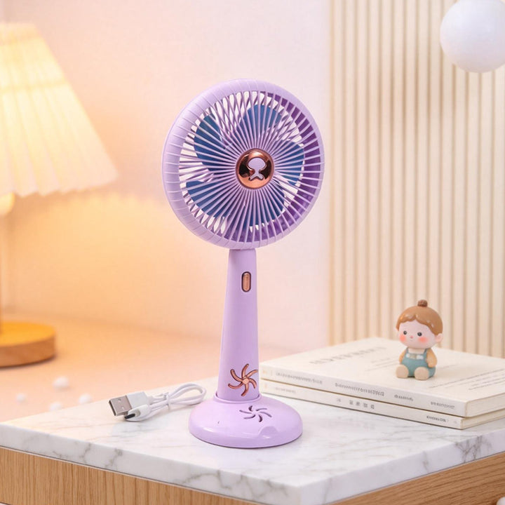 Ladies Portable Table Fan with Innovative Design Bowlift