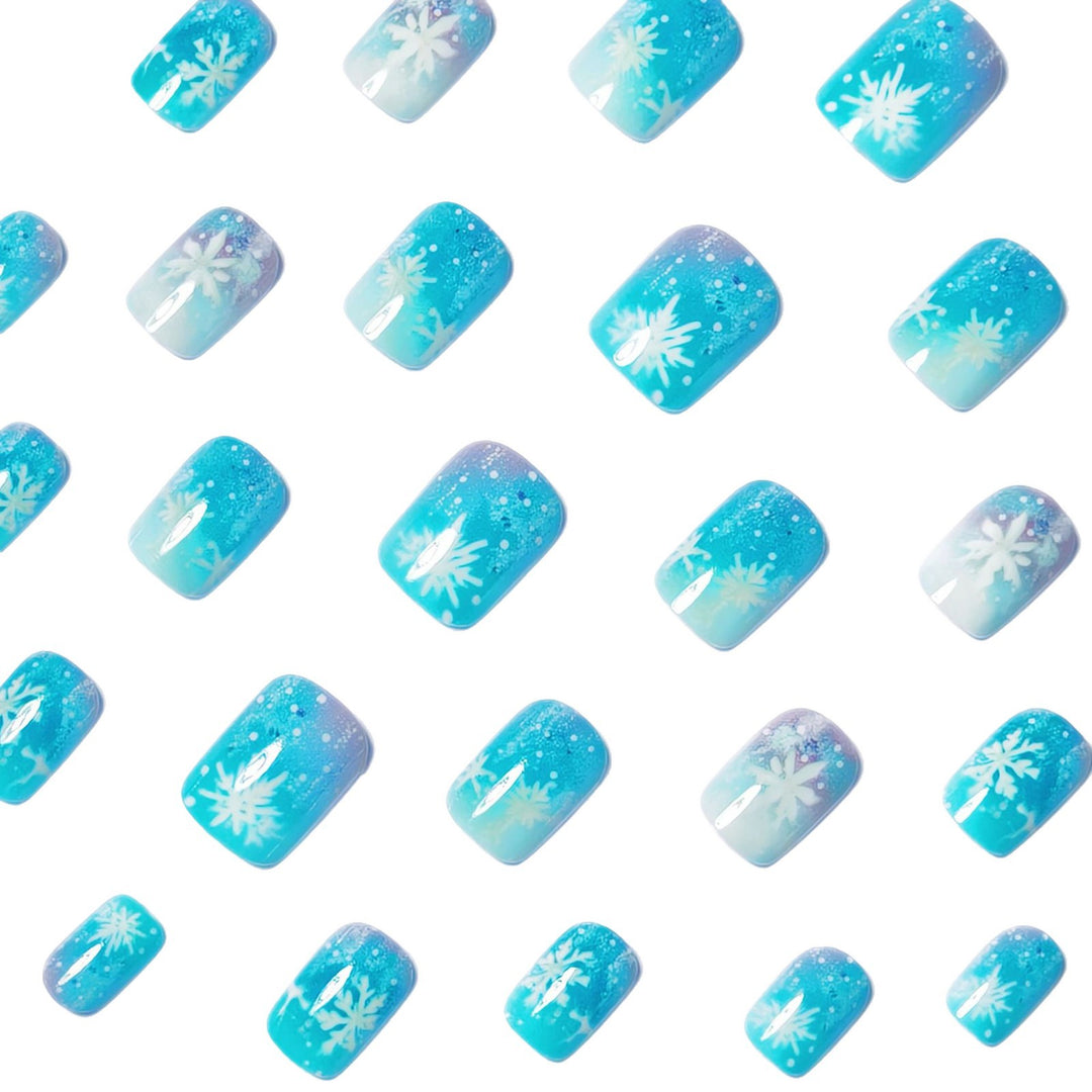 Winter-Themed Decorative Nail Art Bowlift