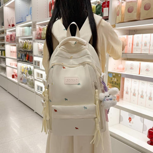 Trendy Auxiliary Pocket Backpack