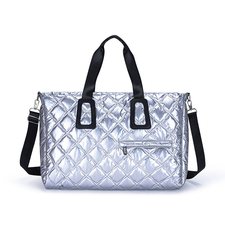 Quilted Multi-Functional Travel Tote Bag Bowlift
