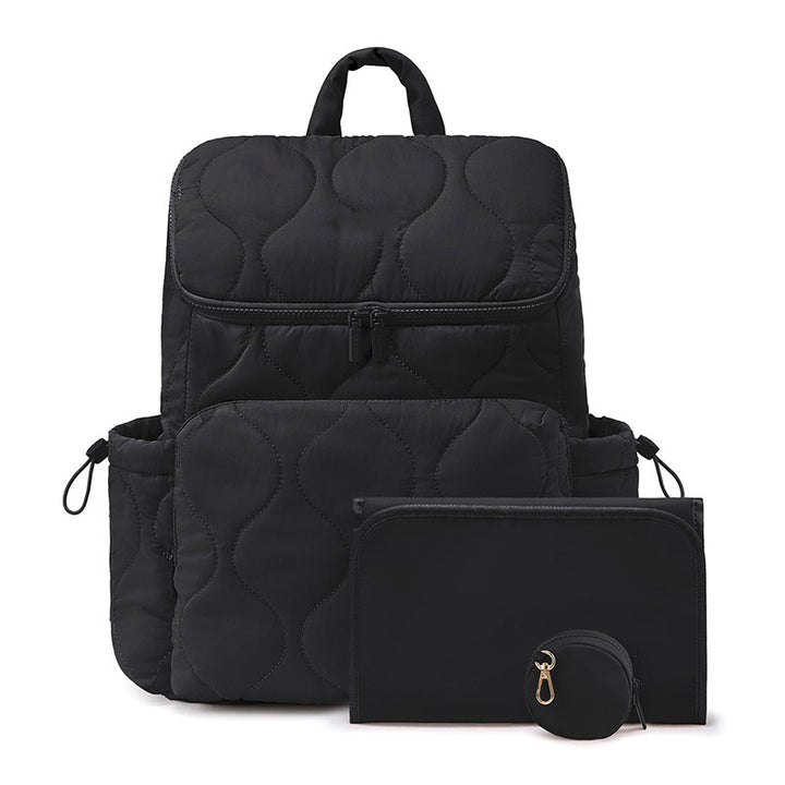 Padded backpack with integrated compartments Bowlift