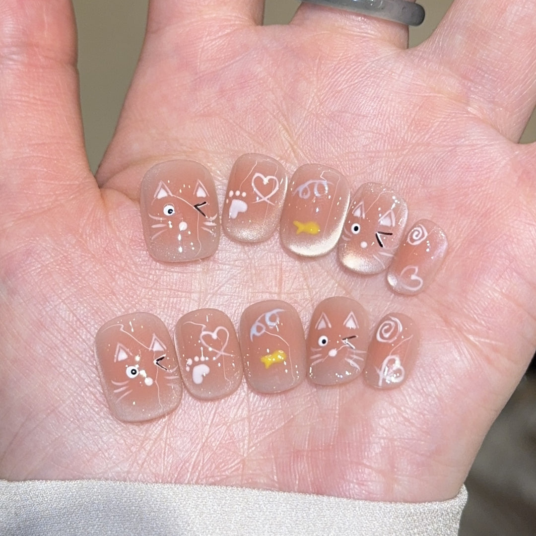 Playful Artificial Nail Design Bowlift