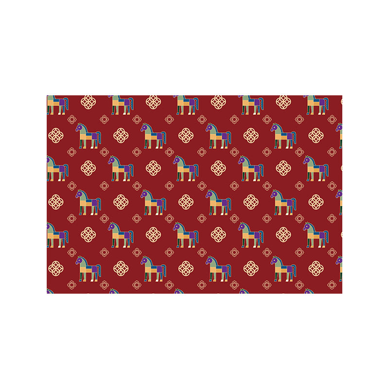 Playful Horse-Themed Memory Foam Bath Mat Bowlift