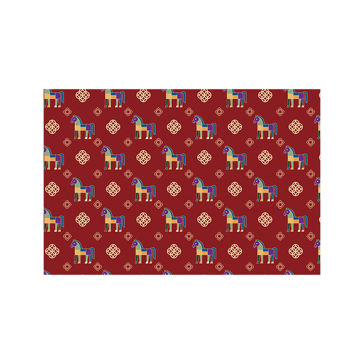 Playful Horse-Themed Memory Foam Bath Mat Bowlift