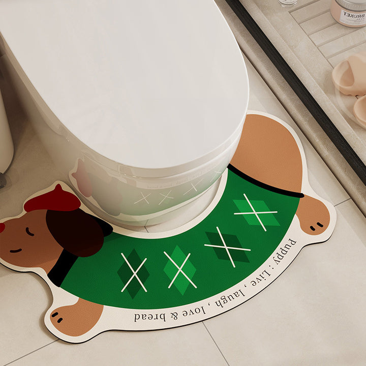 Creative Bathroom Mat Bowlift