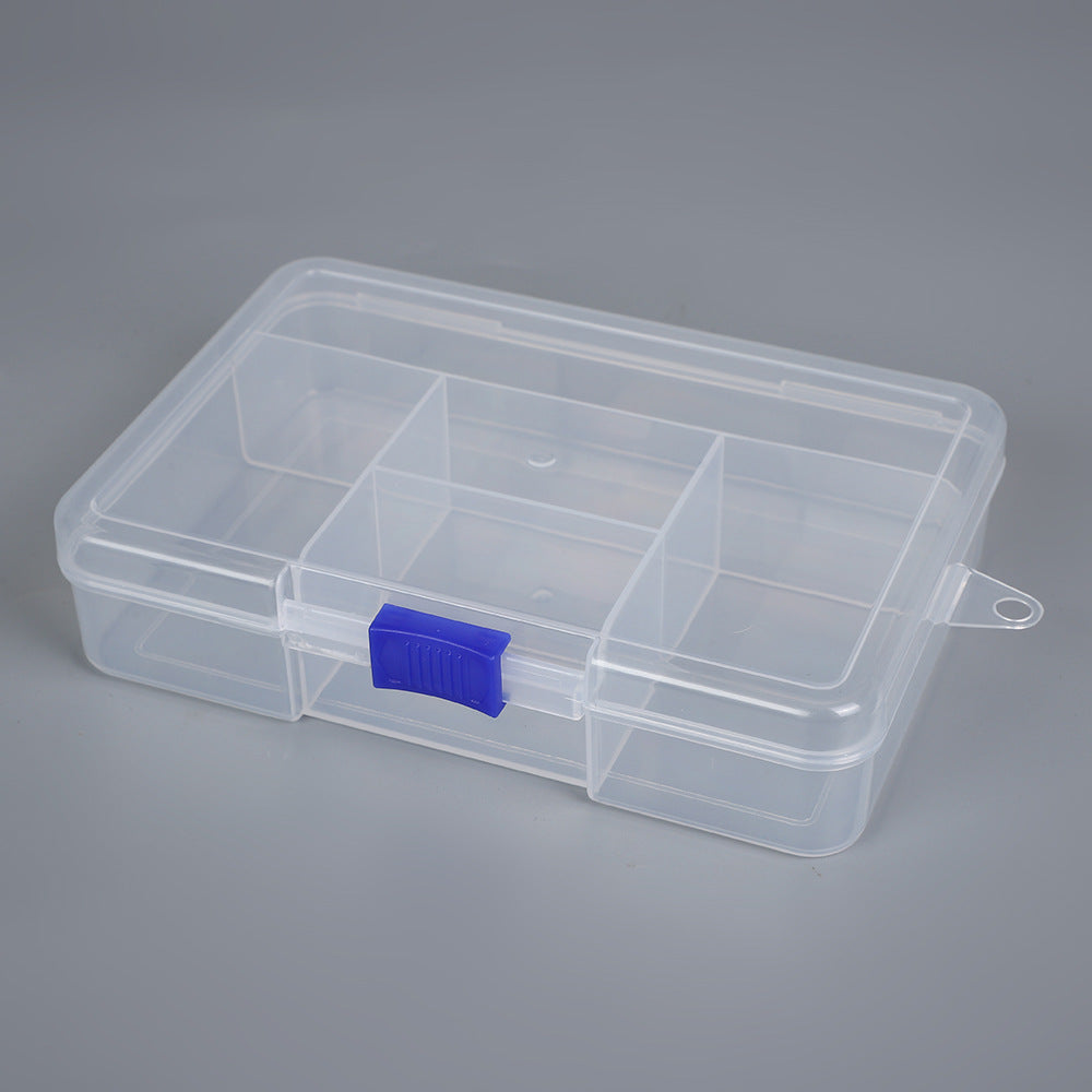 Multi-Divisional Transparent Storage Organizer Bowlift
