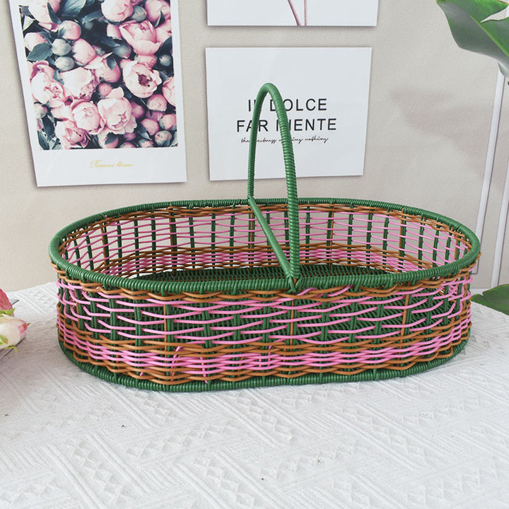 Decorative Woven Basket Bowlift