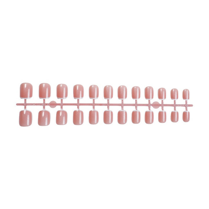 Artificial nail set with gentle petal finish and flexible fit Bowlift