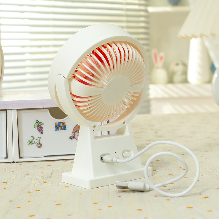 Ladies Portable Mini Fan with Cute Panda Design Bowlift