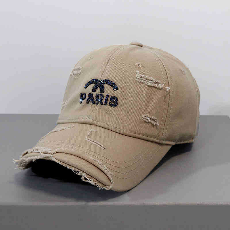 Women's Distressed Graphic Adjustable Baseball Cap Bowlift