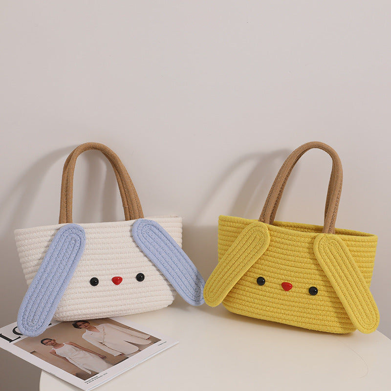 Playful fabric bag with animal motif Bowlift