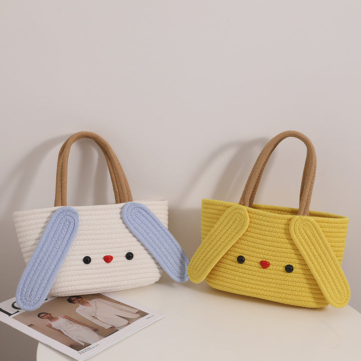 Playful fabric bag with animal motif Bowlift