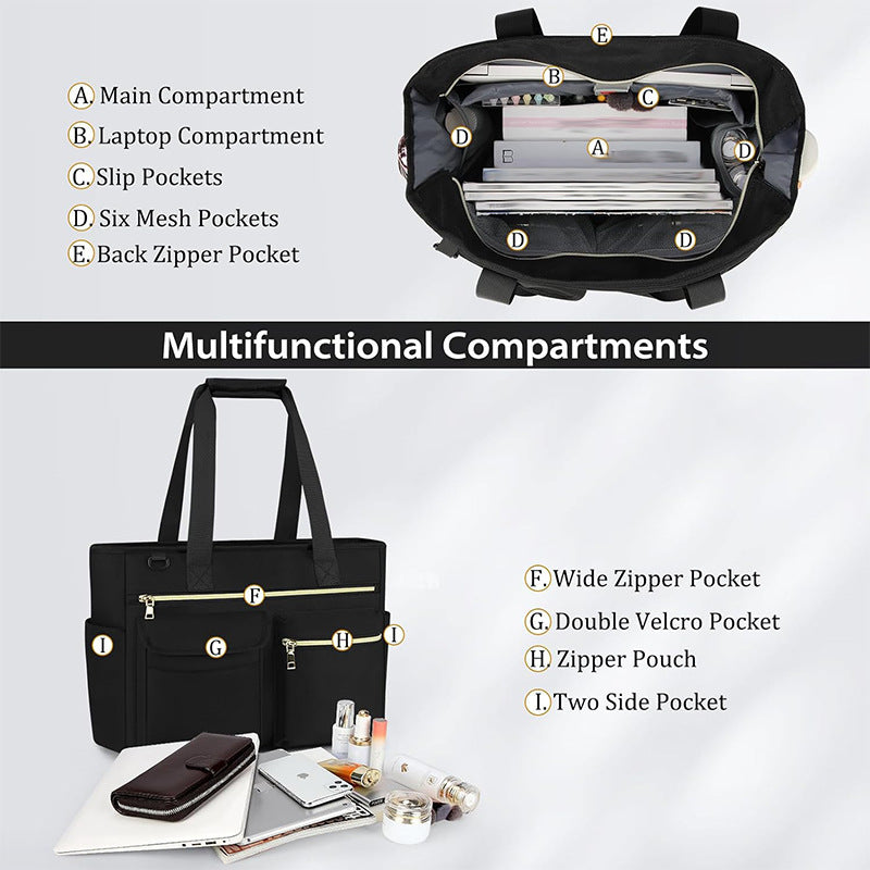 Practical Laptop Bag with Versatile Compartments Bowlift