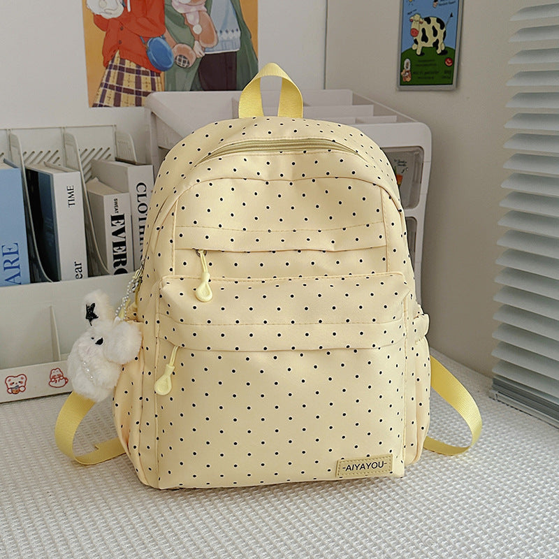 Playful Polka Dot Backpack