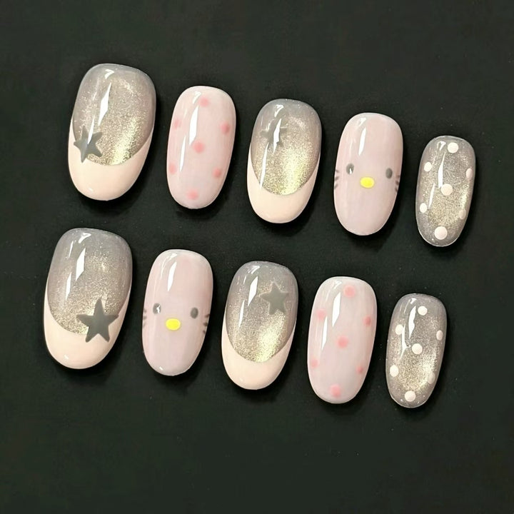 Artistic Press-On Nail Kit Bowlift