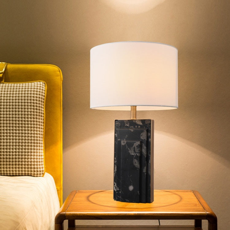 Contemporary Marble Base Table Lamp